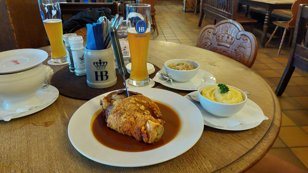 roast-pork-schweinebraten-hofbraeukeller-munich-bavaria-germany roast pork schweinebraten hofbraeukeller munich bavaria germany traditional bavarian food bavaria germany